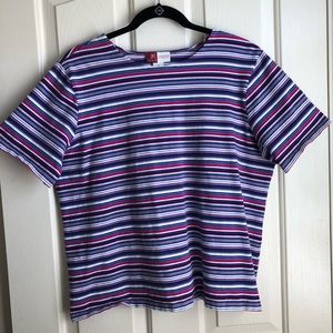 Jennifer Moore Striped Women’s Shirt 1X